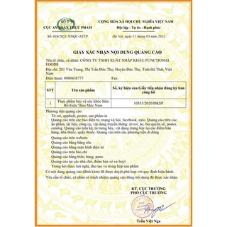 Sâm bổ kiện Thảo Mộc Nam Anan Organic