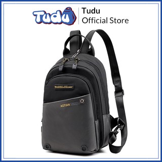 Balo Mini Tudu, Ba Lô Nam Kết Hợp Túi Đeo Chéo, Ba Lo Nam Nhỏ Gọn Thời Trang Hàn Quốc CN176