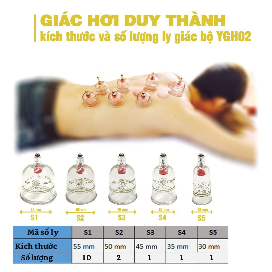 Bộ giác hơi Duy Thành không dùng lửa