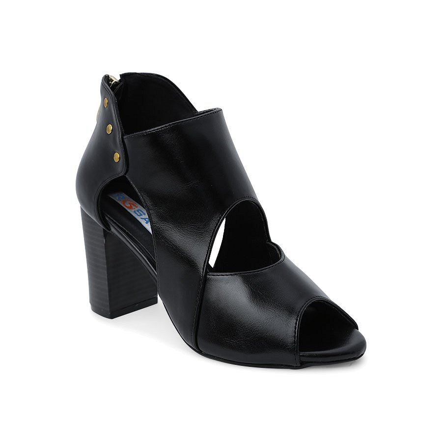 [ẢNH THẬT] Sandal giả boot nữ cao cấp ROSATA RO114 7p gót vuông - HÀNG VIỆT NAM - BKSTORE
