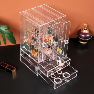 HỘP TREO BÔNG TAI NHIỀU NGĂN - CHỐNG BỤI - ĐA NĂNG