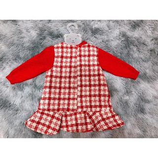 (Hàng Quảng Châu cao cấp) Set váy dạ sang chảnh cho bé gái
