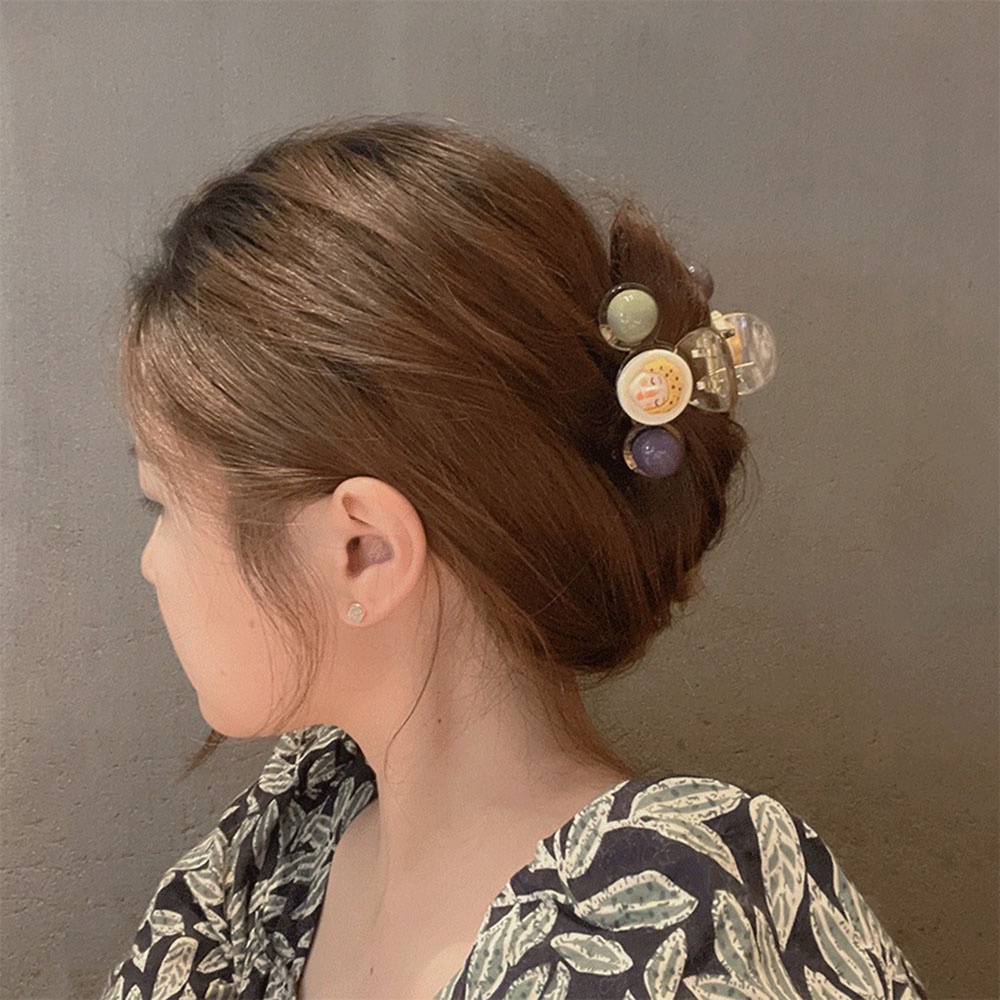 Kẹp Tóc Thời Trang Trong Suốt Giản Đơn Xinh Xắn Dành Cho Nữ