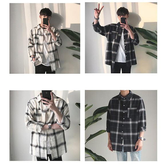 Áo Khoác Sơ Mi 💖FREESHIP💖 Áo Sơ Mi Caro 5STAR, Vải Không nhăn, không xù, Không Phai Màu | BigBuy360 - bigbuy360.vn