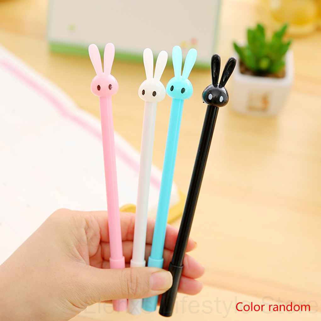 Bút Bi Mực Đen Ngòi 0.5mm Hình Thỏ Đáng Yêu