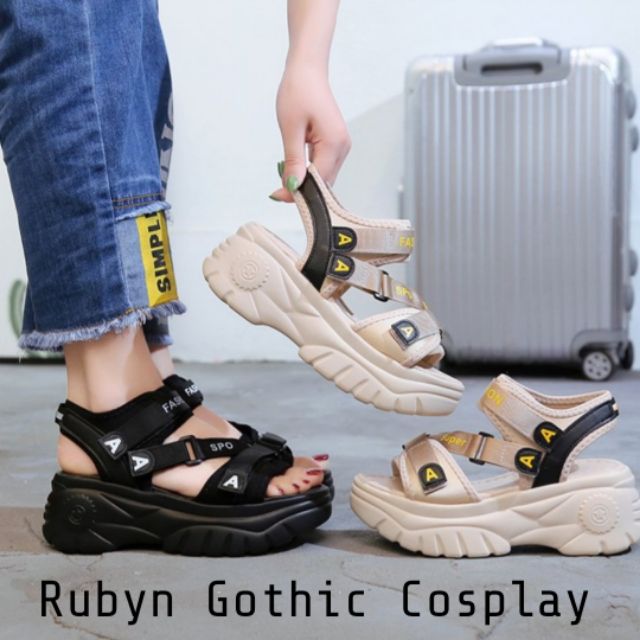 [NEW]  Giày Sandal Độn Đế 6cm ( Size 35 - 40 )  (Tài khoản Shopee duy nhất: gothic.cosplay )