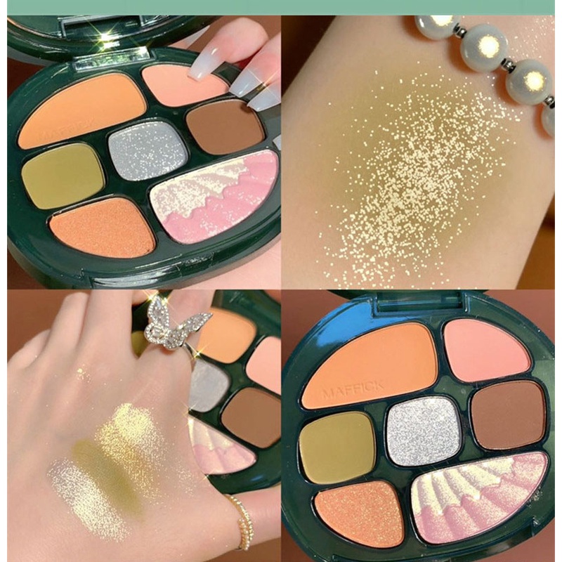 Bảng Phấn Mắt Maffick 8 Màu Lì Và Màu Hổ Phách Mượt Mà MKE | BigBuy360 - bigbuy360.vn