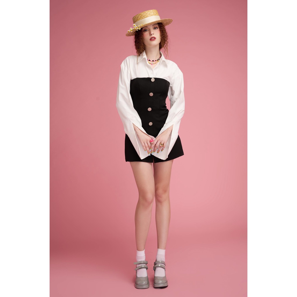 PARIS DRESS - MONICA SHIRT | Set Đầm Sơ Mi Antidote