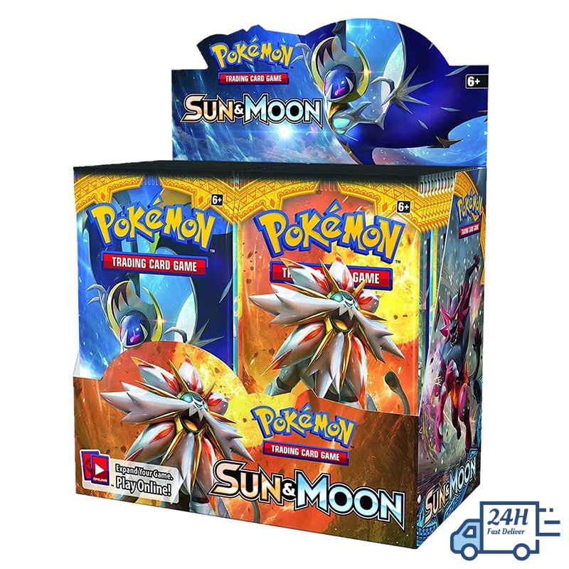 Bộ thẻ bài đồ chơi Pokemon Sun＆Moon bằng tiếng anh