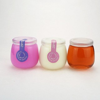 COMBO 10 HŨ THỦY TINH 200ML DÁNG BÉO THẤP LÀM SỮA CHUA, CARAMEN, TRỮ SỮA (thực đựng 160ml - 180ml)