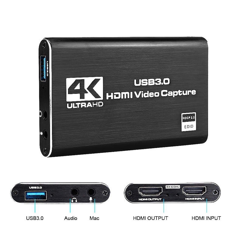 Thẻ Ghi Hình Video HDMI 4K USB3.0 1080P 60FPS