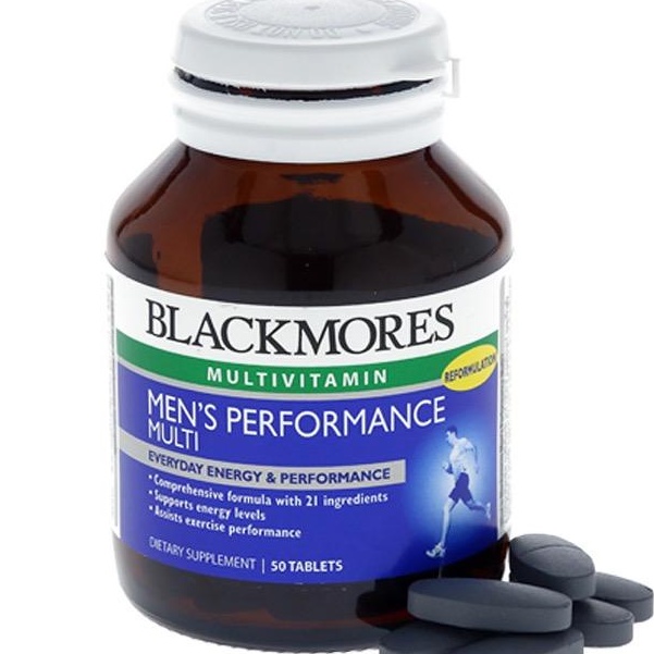Blackmores Men’s Performance Multi - Hỗ trợ nuôi dưỡng tinh trùng khỏe mạnh (50 viên)