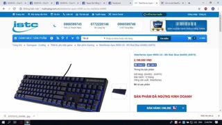 Bàn Phím SteelSeries Apex M500