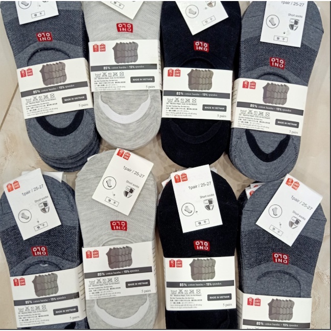 (phân màu) Tất Hài Nam,vớ nam chống hôi chân,tất lười Nam cổ ngắn chất cotton