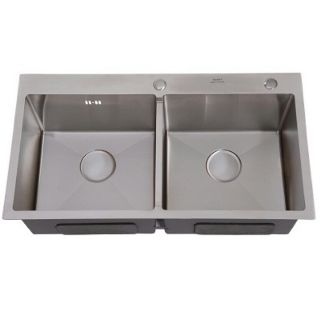 Chậu rửa bát inox 304 ( 2 hố cân 78 x 43)
