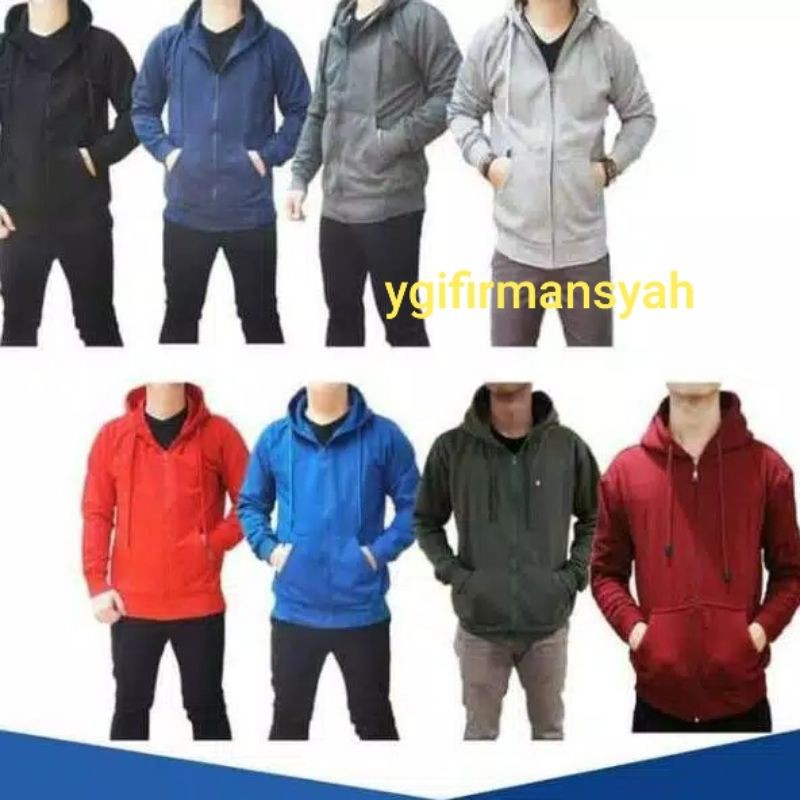 Áo Khoác Hoodie Màu Đỏ Ớt Đỏ Có Dây Kéo Cho Nam & Nữ (Size M-Xxl)