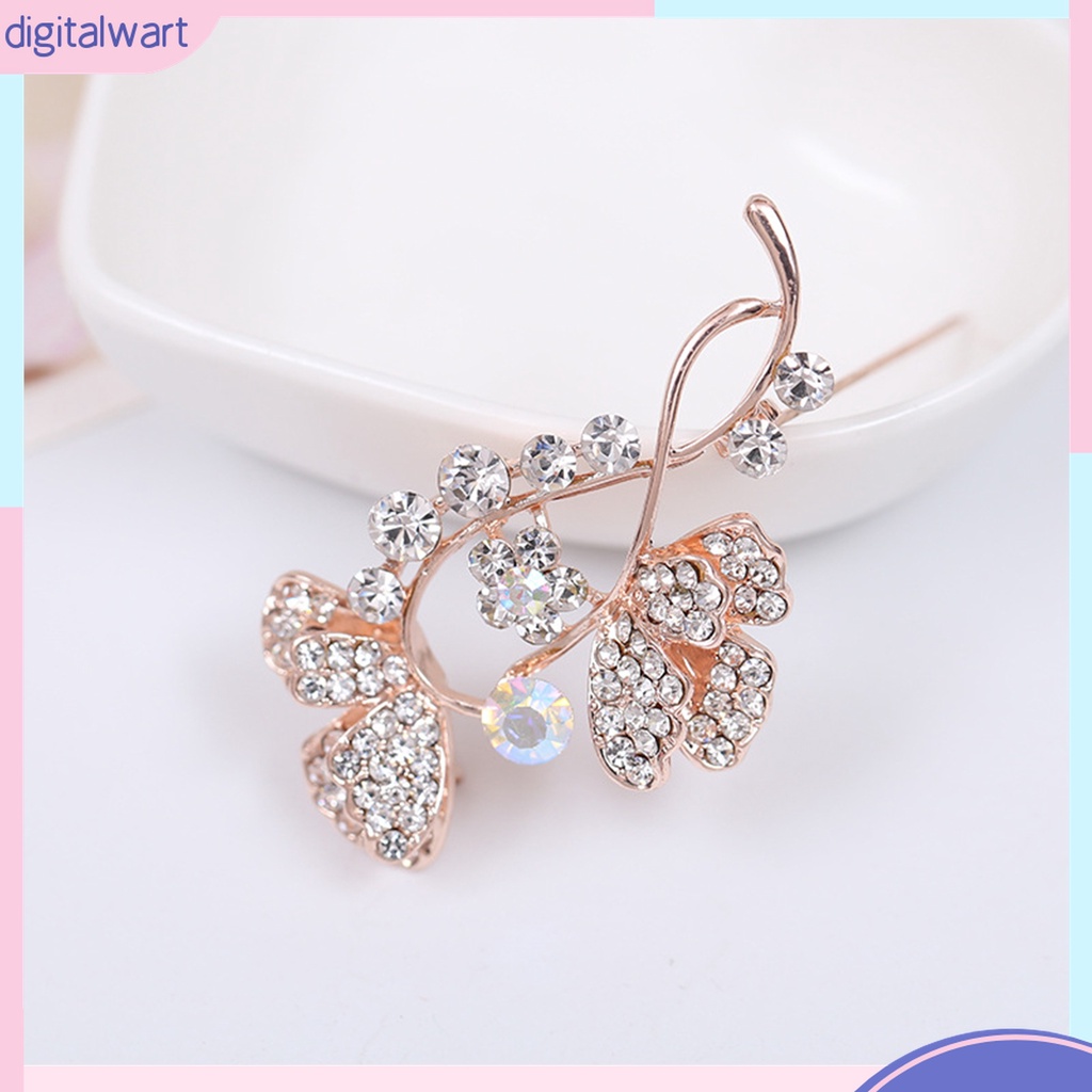 Ghim Cài Áo Hình Hoa Đính Đá Phong Cách Hàn Quốc Thanh Lịch