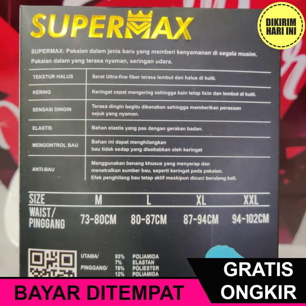 Quần Lót Boxer Ja4818 Supermax Size Lớn 3xl 4xl 5xl 3 By Kingsman Cho Nam