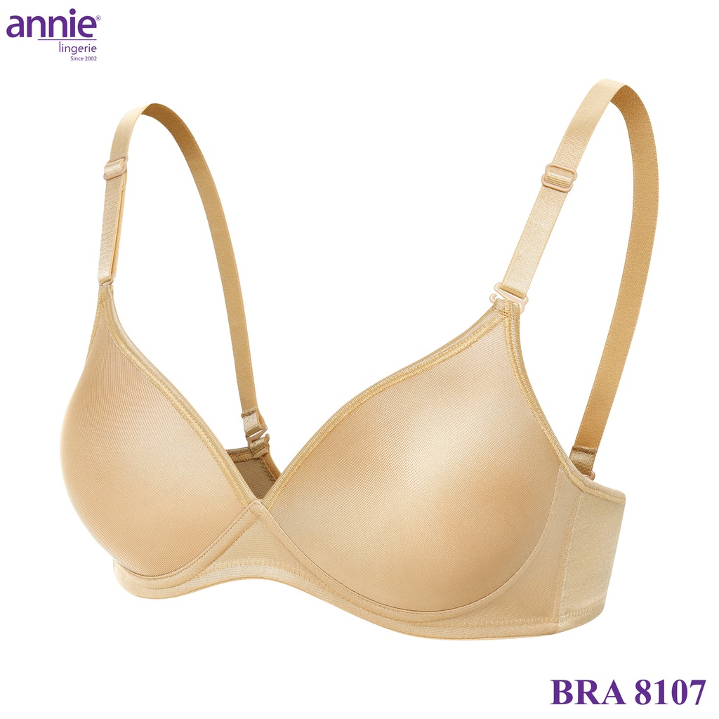 Áo Ngực annie Cao Cấp Không Gọng annie bra 8107  mút mỏng mềm mịn, ôm ngực, nâng ngực, thoáng mát, thoải mái, không cộm