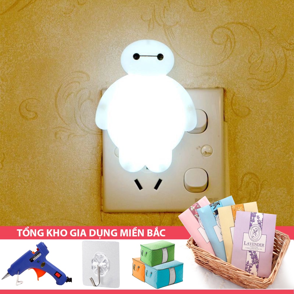 [Tổng Kho Sỉ] Đèn Ngủ Cảm Ứng Ánh Sáng Kiểu Robot Hero - Bảo Hành 1 Tháng