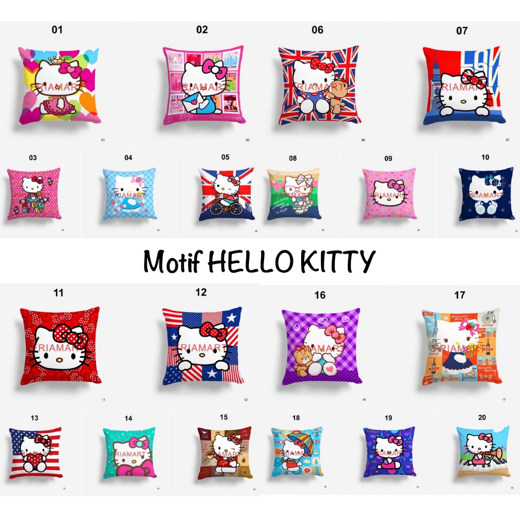 Đệm Lót Ghế Sofa Hình Mèo Hello Kitty