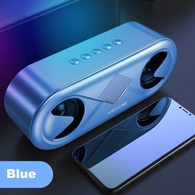 Loa bluetooth mini NIQIN S6 bluetooth 5.0 cao cấp, loa mini không dây có đèn led âm thanh siêu trầm ấm -dc3535