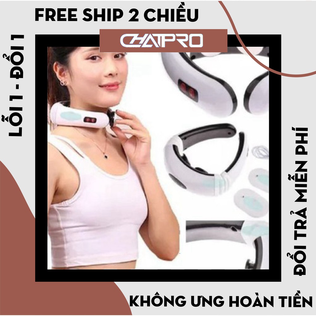 máy massage trị liệu cổ vai gáy KL5830, massage xung điện từ trường cân bằng âm dương cao cấp