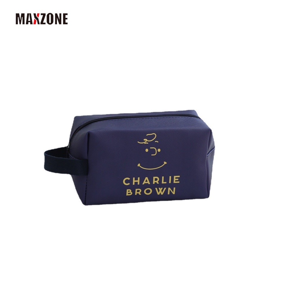 Túi Đựng Mỹ Phẩm Chống Thấm Nước Họa Tiết Hoạt Hình Snoopy Dễ Thương