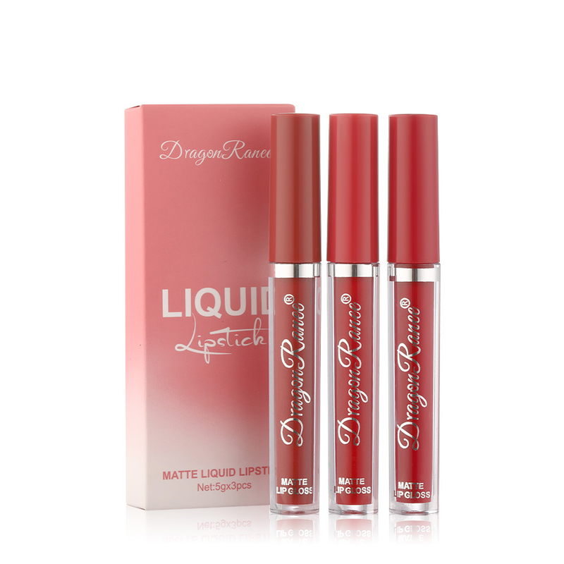[Hàng mới về] Set 3 Son Kem Kháng Nước Lâu Trôi Màu Sắc Phong Phú | BigBuy360 - bigbuy360.vn