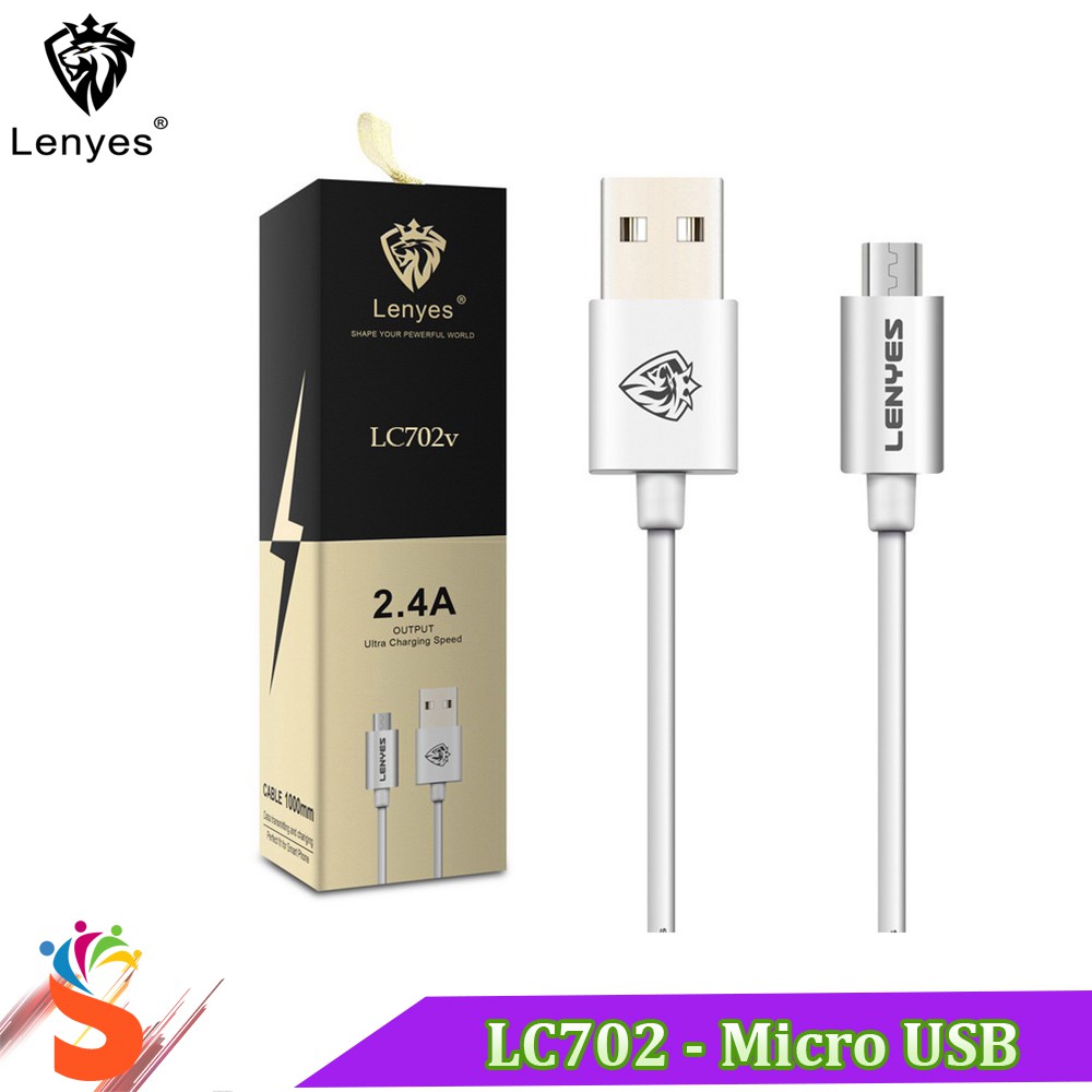 Cáp Sạc Lenyes LC-702 – Cáp Sạc Chính Hãng