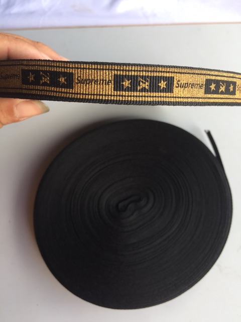 Dây viền 1 phân sử dụng chạy viền trên quần áo bảng 1cm đơn vị tính 1 cuộn 45m