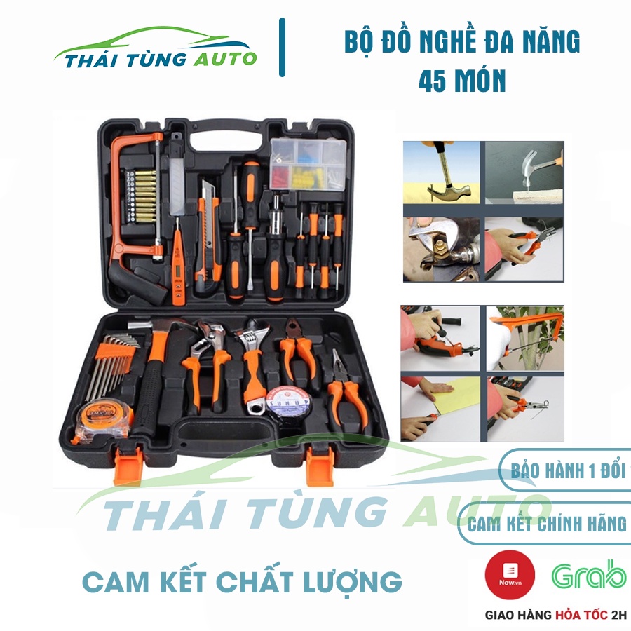 Bộ dụng cụ sửa chữa đa năng, Bộ đồ nghề sửa chữa ô tô và xe máy 82, 102, 117 món tiện lợi