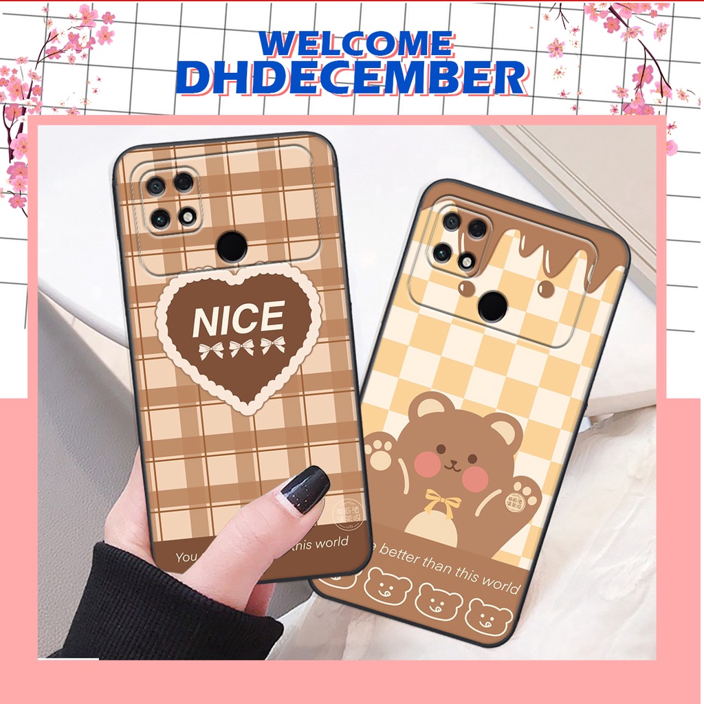 Ốp lưng Xiaomi POCO C40 / REDMI 10C - BẢO VỆ CAMERA in hình 3D GẤU- CỰC XINH - ĐÁNG YÊU-SIÊU XINH XẮN
