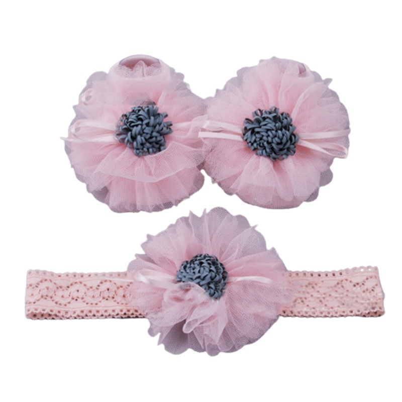 Set Băng Đô + Vớ Xinh Xắn Cho Bé Gái