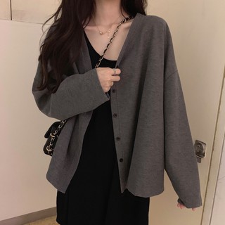 Áo khoác cardigan len dày nữ hàng QC cao cấp - Áo khoác len dáng rộng phong cách Hàn Quốc nữ tính