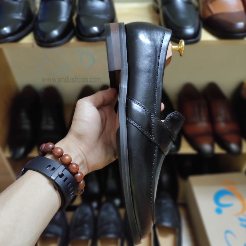 Giày Lười Nam Loafer Đen Cho Phái Mạnh - ENDU SHOES