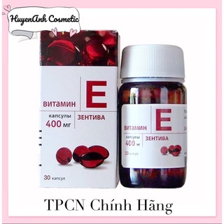 Vitamin E đỏ Nga 400mg zentiva