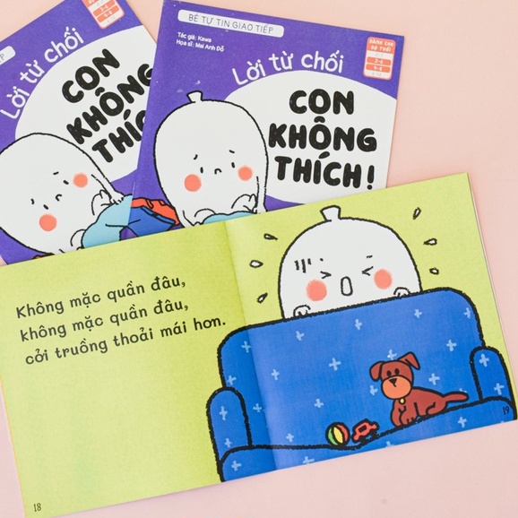 Sách Ehon - Bé Tự Tin Giao Tiếp - cho trẻ từ 3-8t