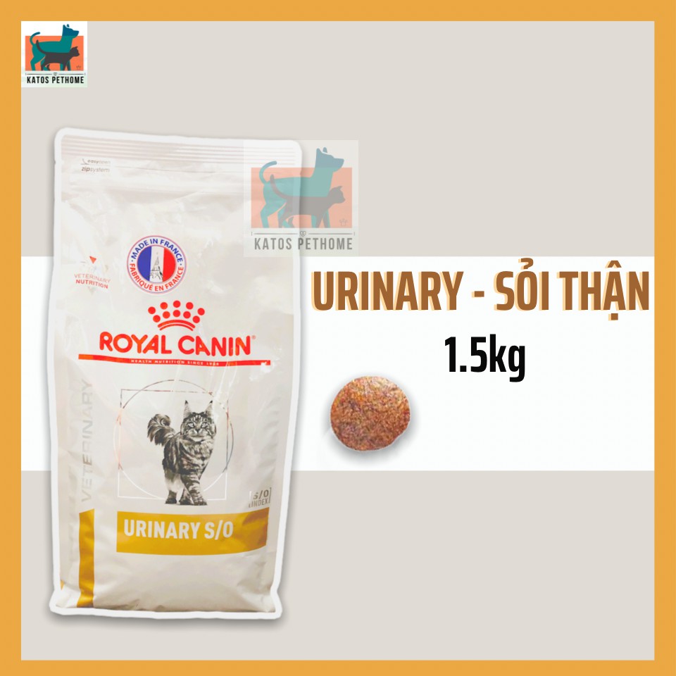 Thức ăn mèo Royal Canin Urinary S/O bao 1.5kg