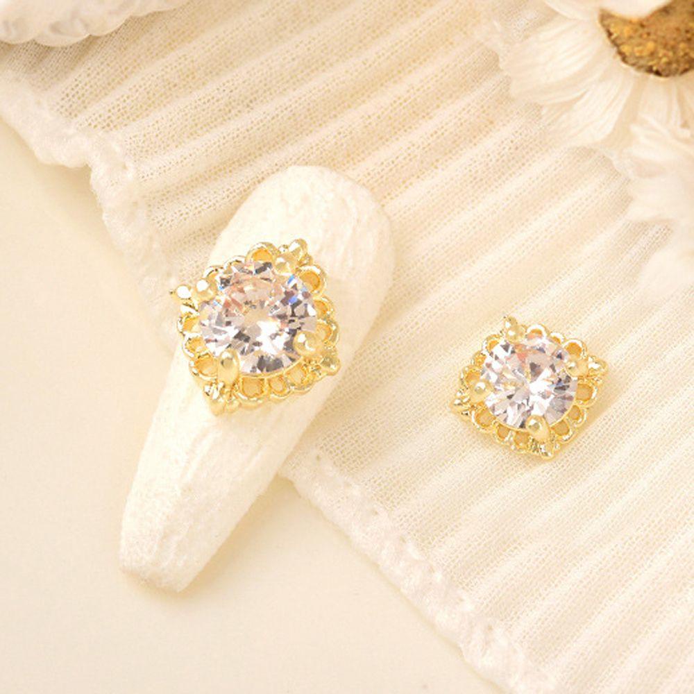 Đá Đính Trang Trí Móng Tay|Phụ Kiện Trang Trí Móng Tay 3D Nhiều Màu Sang Trọng Phong Cách Hàn Quốc