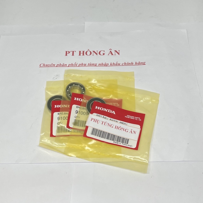 Bạc đạn  buly 6902 Vario, Click, Air Blade, AB  nhập khẩu chính hãng Honda Thailand - PT HỒNG ÂN