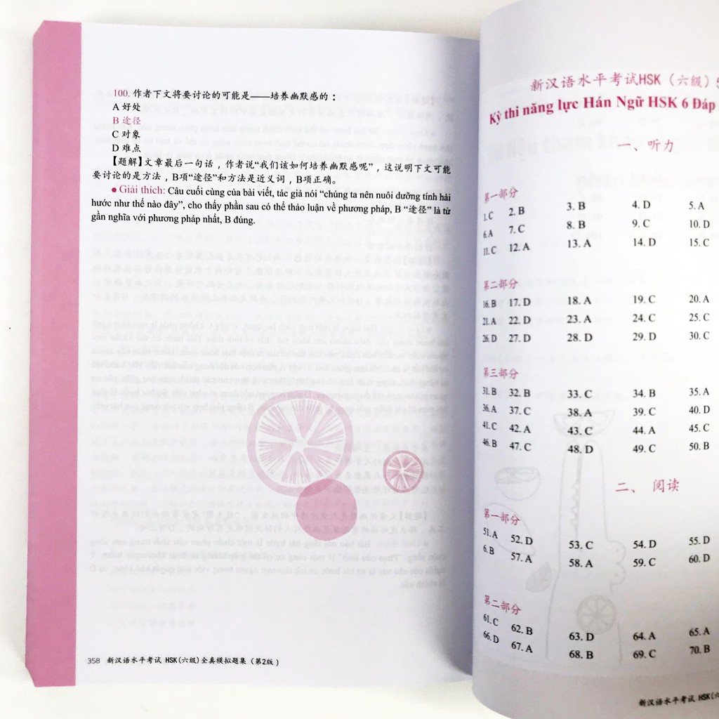 Sách - Bộ Đề Luyện Thi Năng Lực Hán Ngữ HSK6 - Tuyển Tập Để Thi Mẫu Và Giải Thích Đáp Án