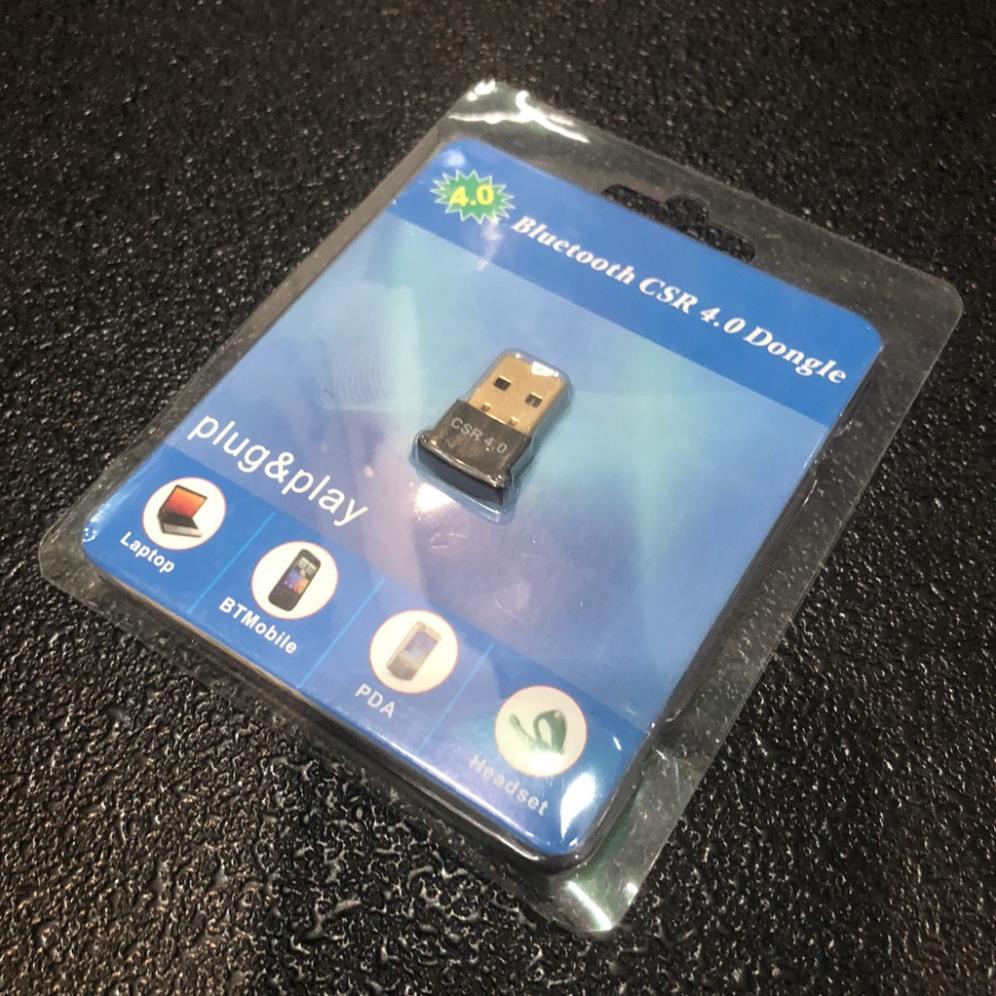 USB Bluetooth 4.0 cho PC -Card Bluetooth Mini kết nối USB 4.0 - Thu phát bluetoothcho máy tính laptop...