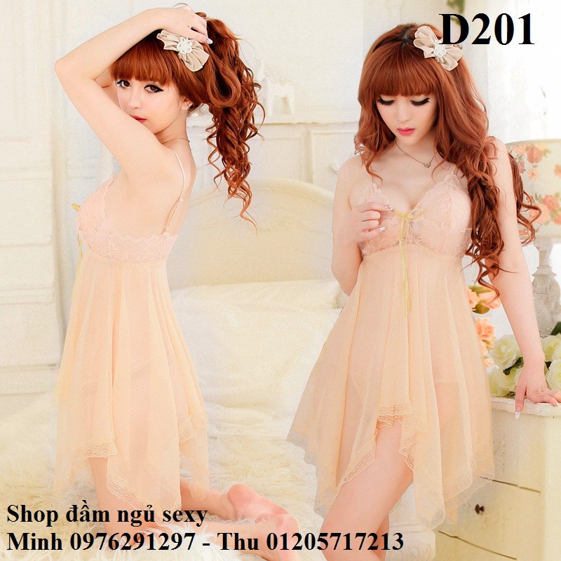 Đầm ngủ sexy 2 dây D201