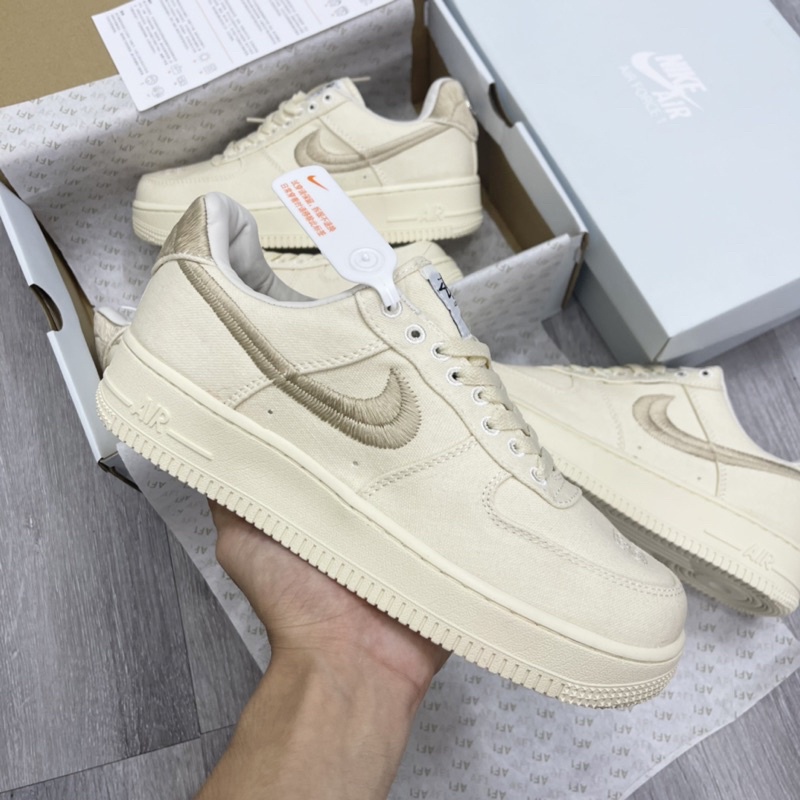 Giày thể thao Air Force 1 Vệt Nâu, Giày AF1 Xanh Dương Các Mẫu Hót mới nhất chất lượng 2022 Tặng Box Bill