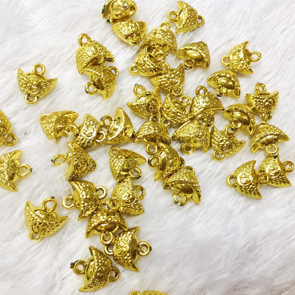 Thỏi vàng nhựa trang trí cây cảnh kim tiền tài lộc dễ thương