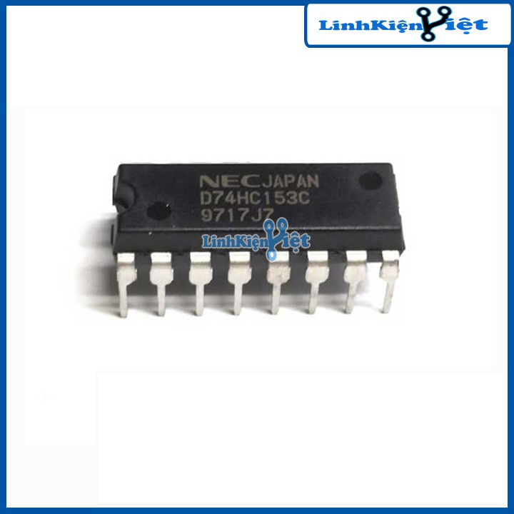 Chíp 74HC153 Dual 4-Input Multiplexer DIP16