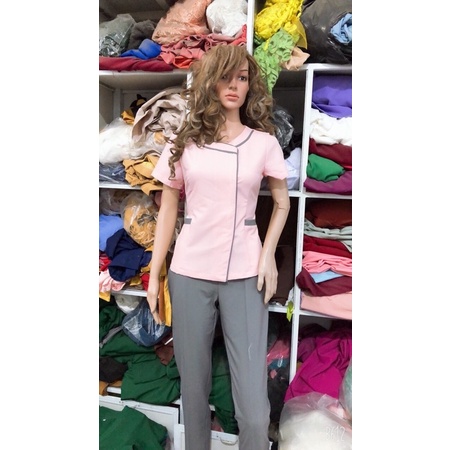 Đồng phục Nv SPA cao cấp