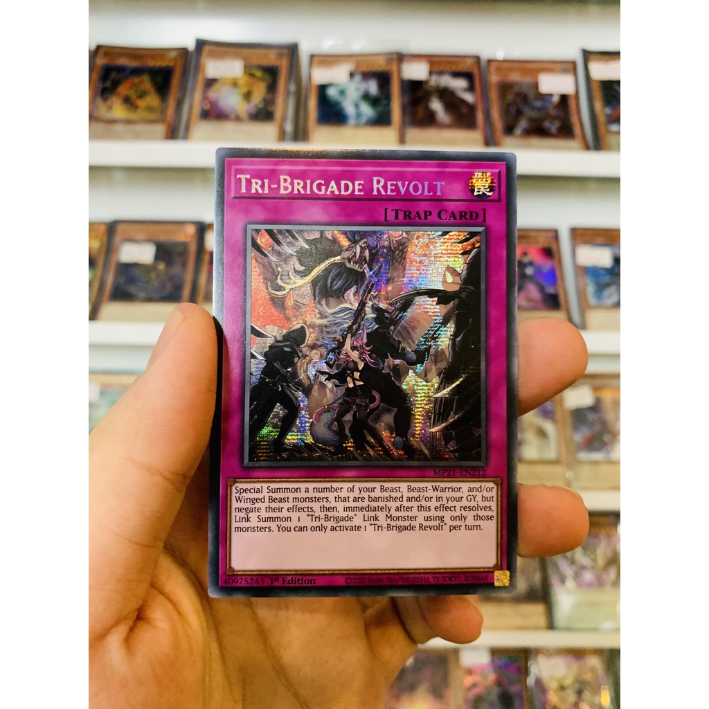 Thẻ Bài Lẻ YugiOh! Mã MP21-EN212 - Tri-Brigade Revolt - Prismatic Secret Rare - 1st Edition