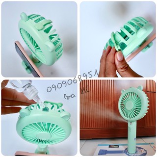 Quạt phun sương mini có đèn